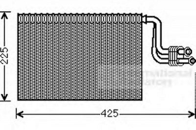 VAN WEZEL 0600v364 -  Испаритель, кондиционер